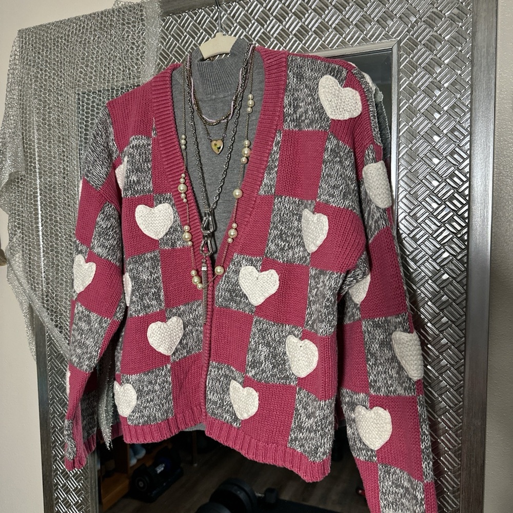 Handknit cardigan